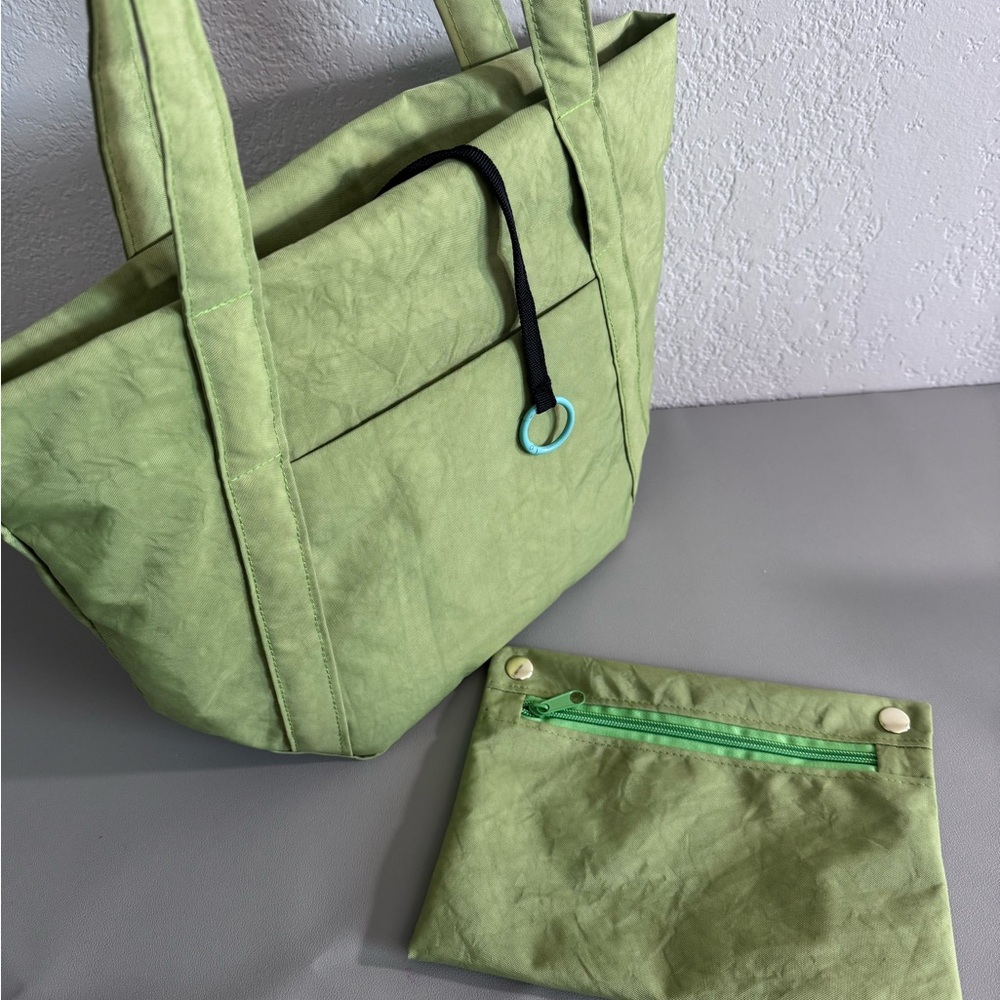 Cobalt mini Tote with an interior key leash - Picture 3 of 3